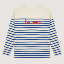 Montpar La Mer/GOTS Longsleeve ivory/blue Maison Labiche