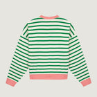 Petiet A La Vie A L'Amour Sweater ivory jungle green Maison Labiche