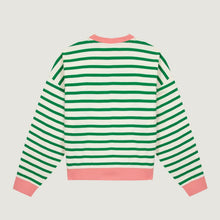 Petiet A La Vie A L'Amour Sweater ivory jungle green Maison Labiche