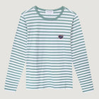 Poitou ML Patch Coeur Longsleeve white verdigris