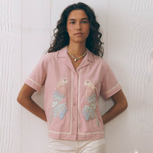 Souchier Parrots Blouse english pink Maison Labiche
