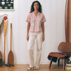 Souchier Parrots Blouse english pink Maison Labiche