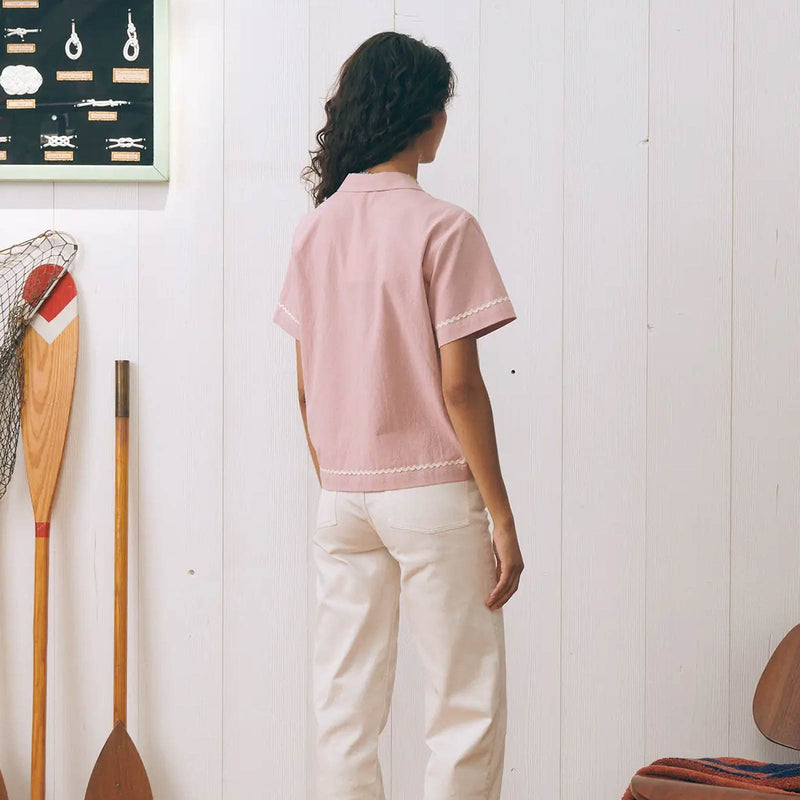 Souchier Parrots Blouse english pink Maison Labiche