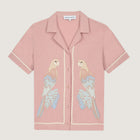 Souchier Parrots Blouse english pink Maison Labiche