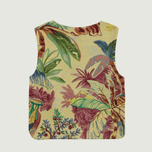 Valhubert Sleeveless Jacket palm tree jacquard Maison Labiche