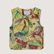 Valhubert Sleeveless Jacket palm tree jacquard Maison Labiche