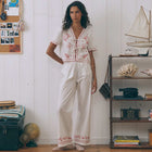 Veneur Blouse seashells offwhite Maison Labiche