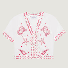 Veneur Blouse seashells offwhite Maison Labiche