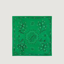 Boulnois Clover Hope Silk Scarf jungle green Maison Labiche