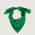 Boulnois Clover Hope Silk Scarf jungle green Maison Labiche