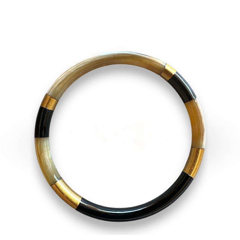 Buffle Horn Bracelet mc noir C24 Maison Kizo