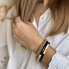 Buffle Horn Bracelet mc noir C24 Maison Kizo