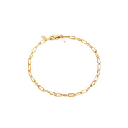 Gemma Bracelet (S/M) goldplated silver