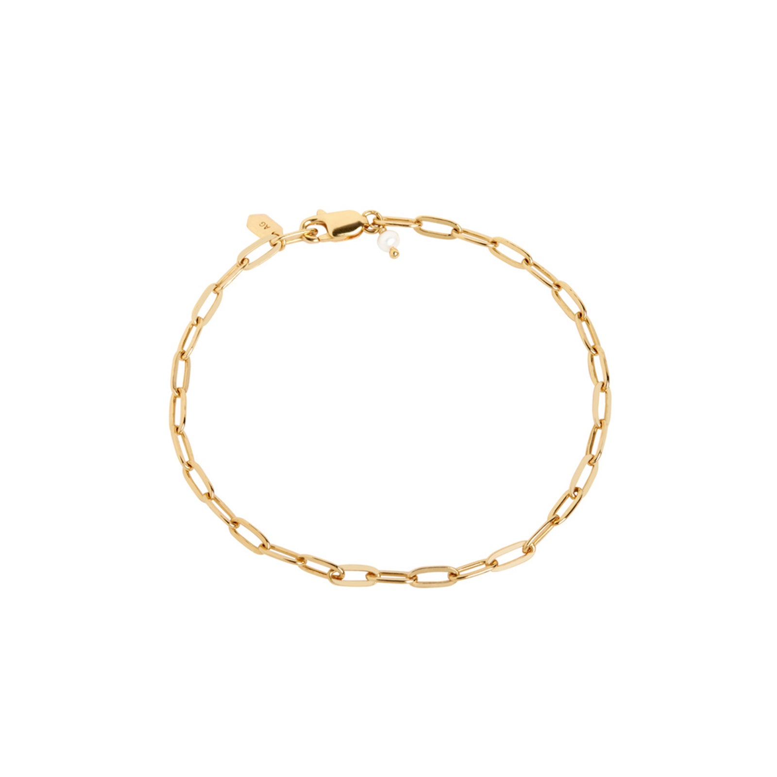 Gemma Bracelet (S/M) goldplated silver