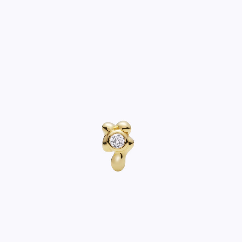 Iris Stud gold Maria Black
