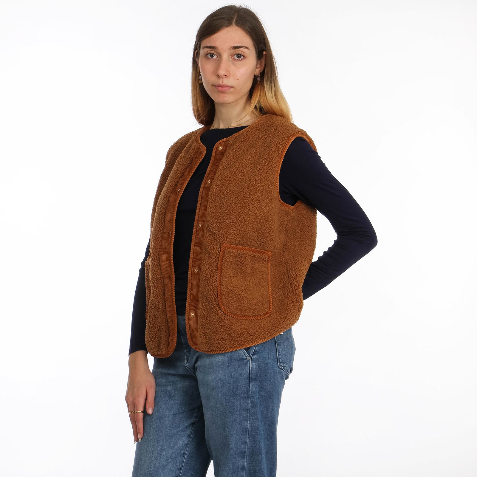 Geoffroy Vest pecan