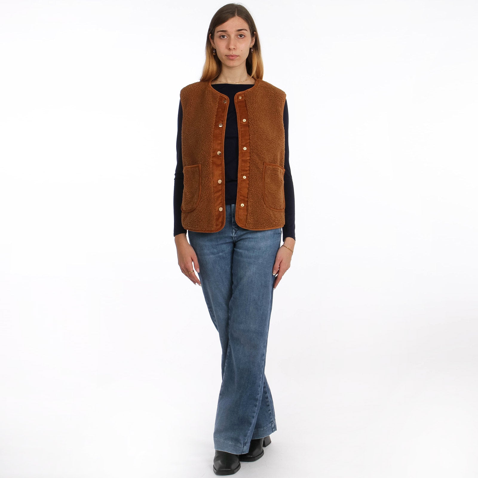 Geoffroy Vest pecan