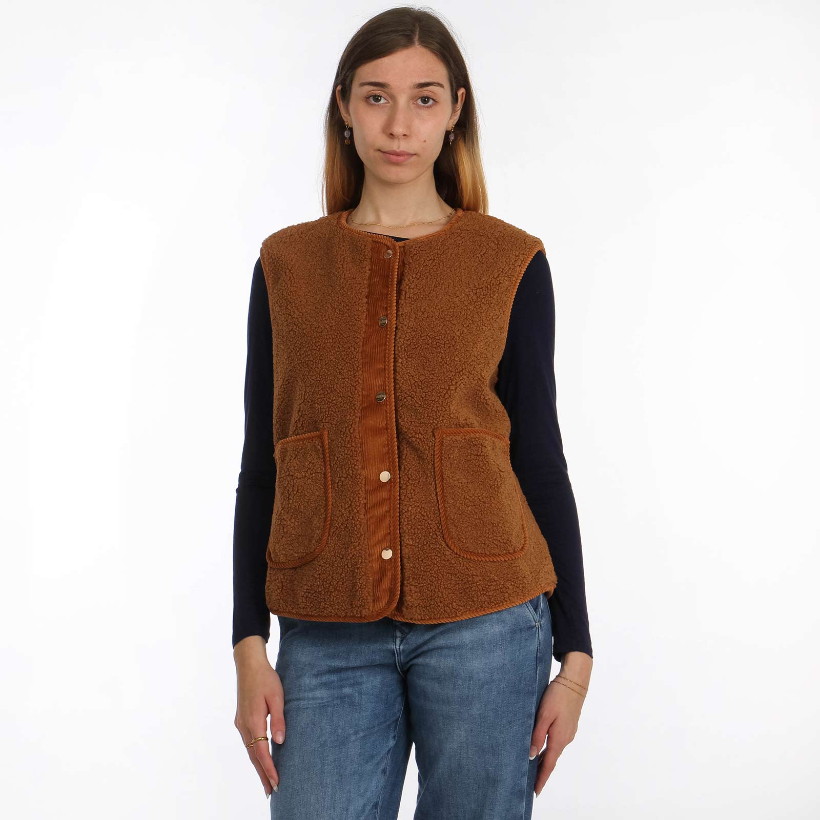 Geoffroy Vest pecan