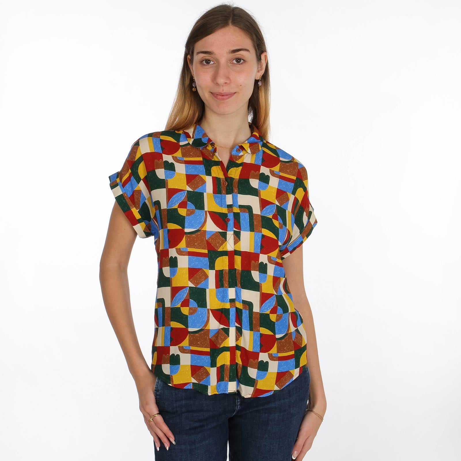 Helene Blouse patchwork