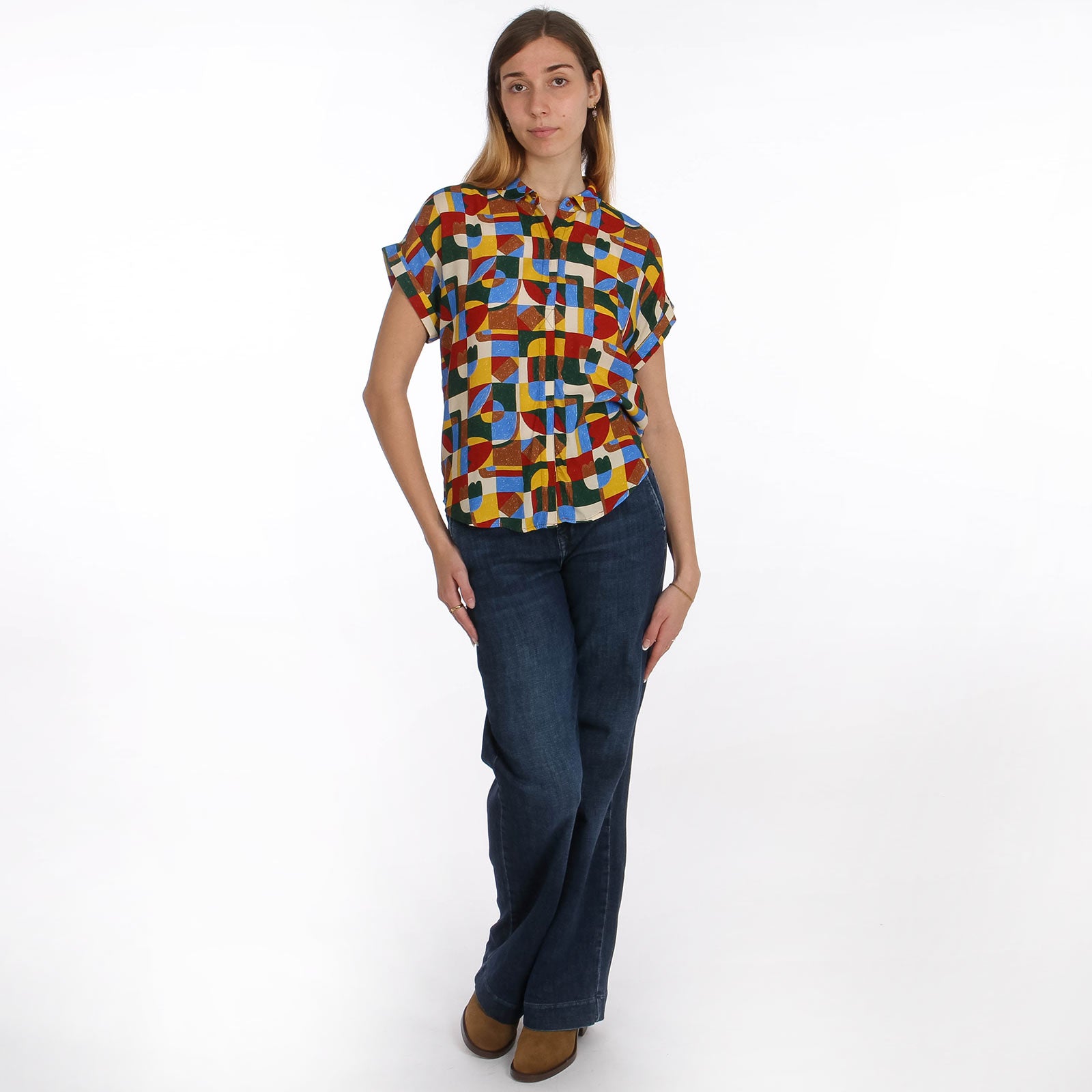 Helene Blouse patchwork