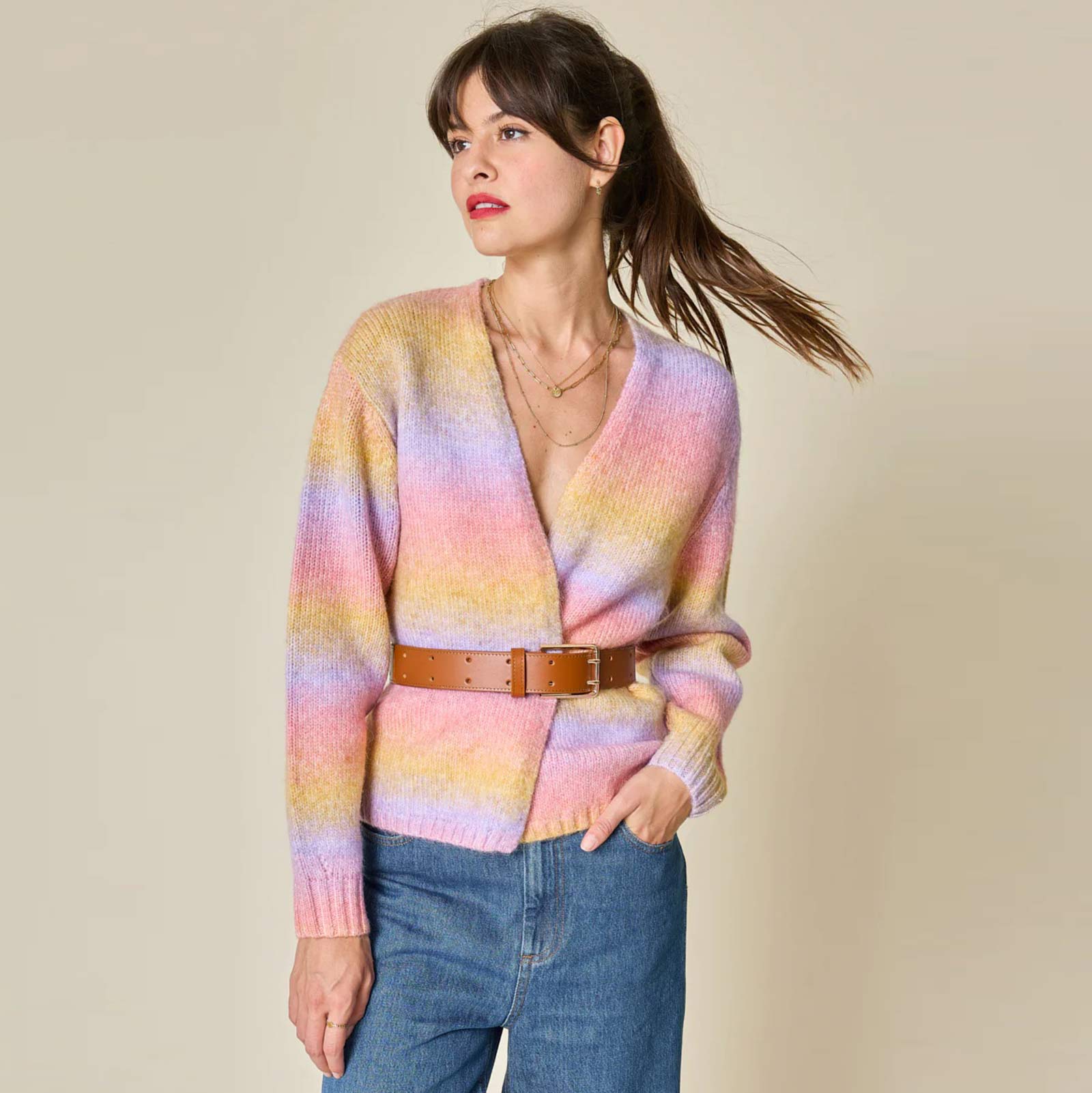 Nestor Cardigan tie&dye