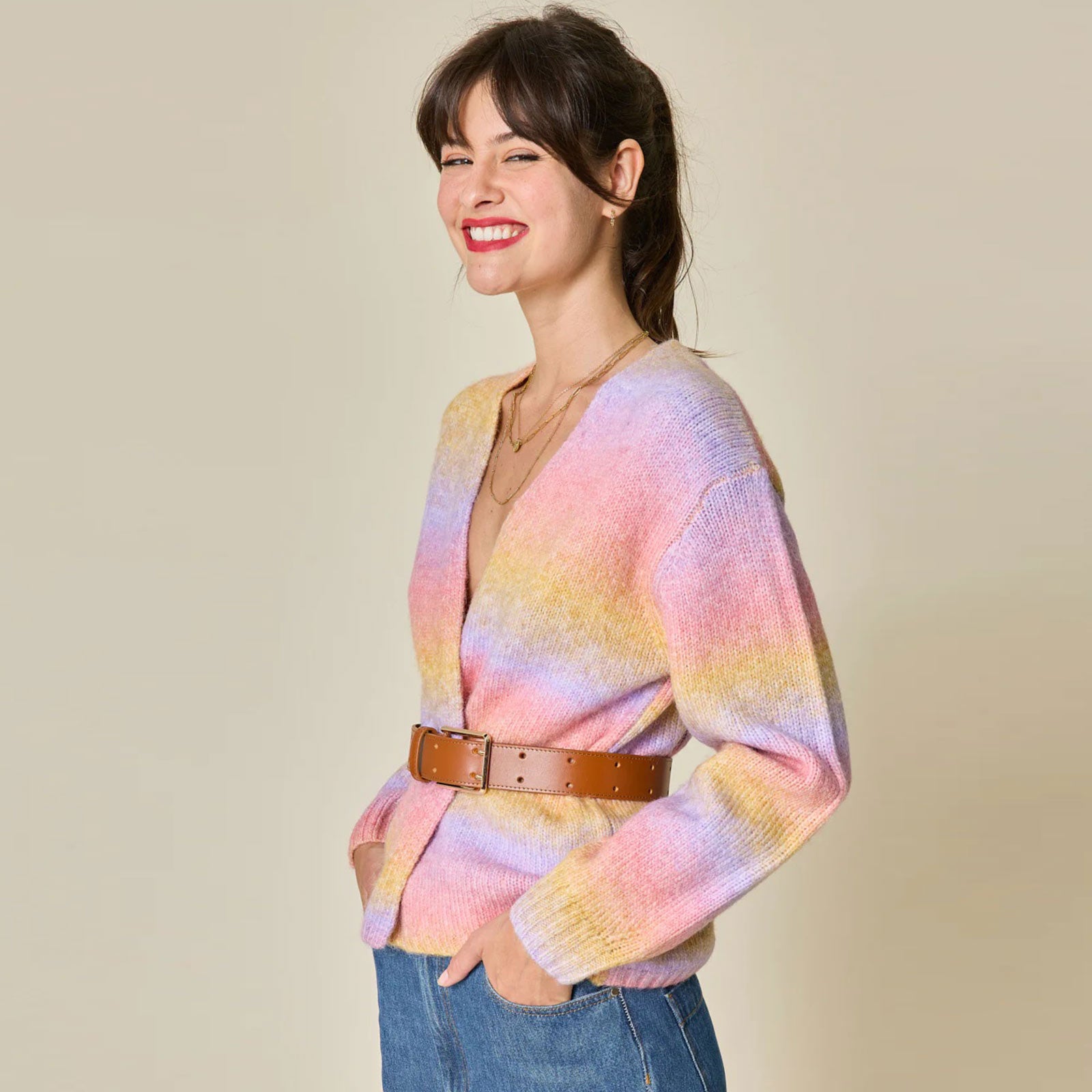 Nestor Cardigan tie&dye