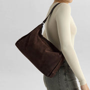 ClaudiaMBG Suede Bag dark brown Markberg Denmark