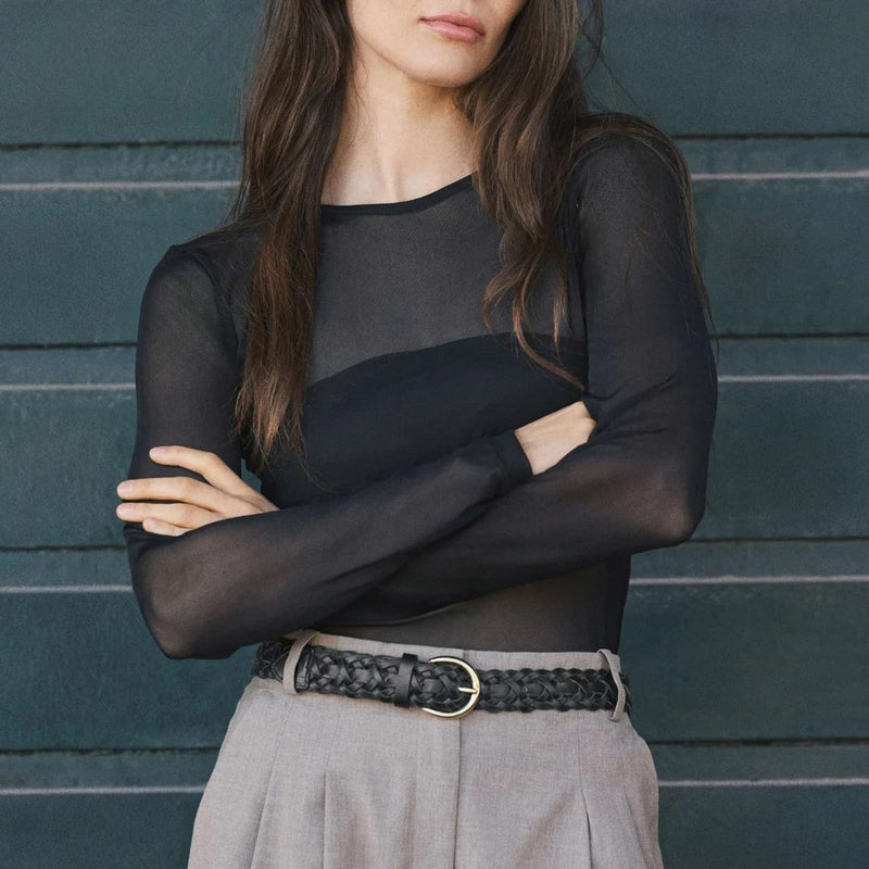 HarlynMBG Braided Belt black