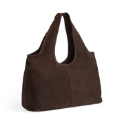 LaurineMBG Suede Shopper dark brown Markberg Denmark