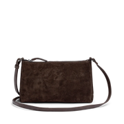 MarciMBG Suede Crossbody Bag dark brown Markberg Denmark