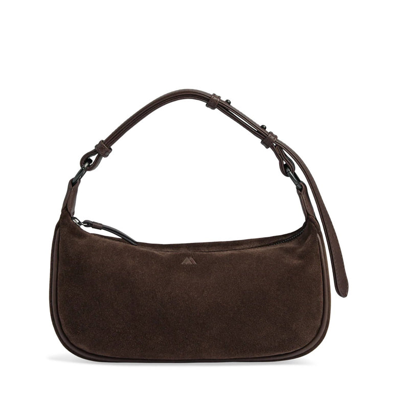 Mini MuseMBG Bag Suede dark brown Markberg Denmark