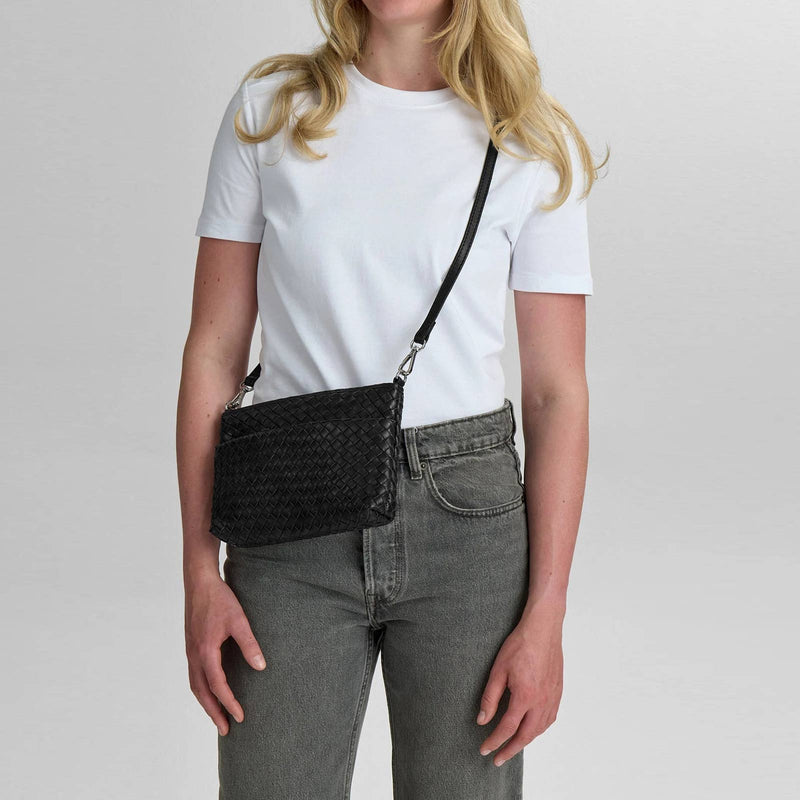 KarimaMBG Crossbody Bag Weave black Markberg Denmark
