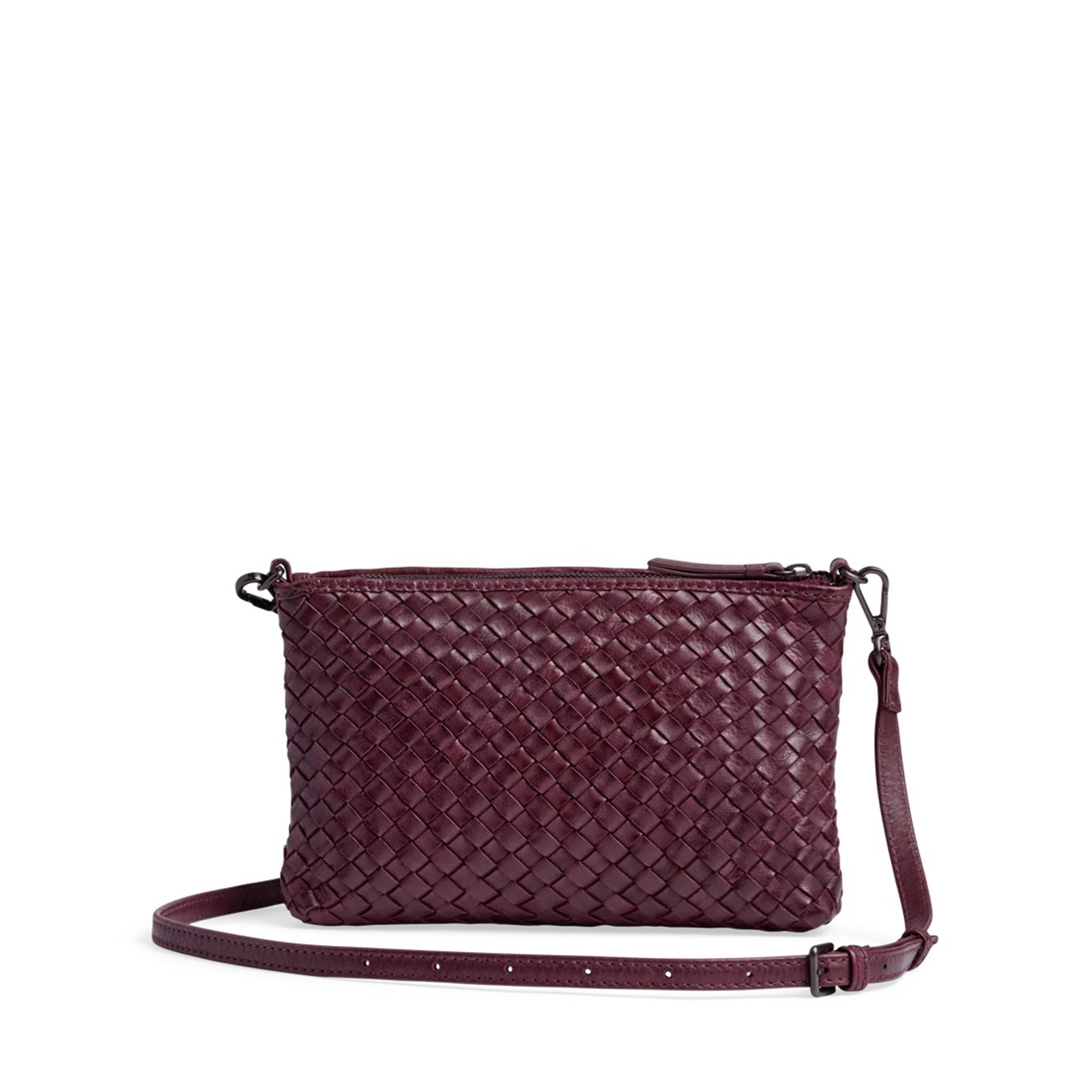 KarimaMBG Crossbody Bag Weave burgundy Markberg Denmark