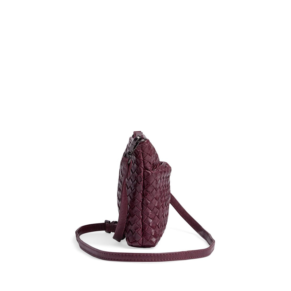 KarimaMBG Crossbody Bag Weave burgundy Markberg Denmark