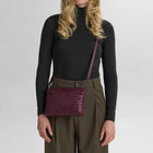 KarimaMBG Crossbody Bag Weave burgundy Markberg Denmark
