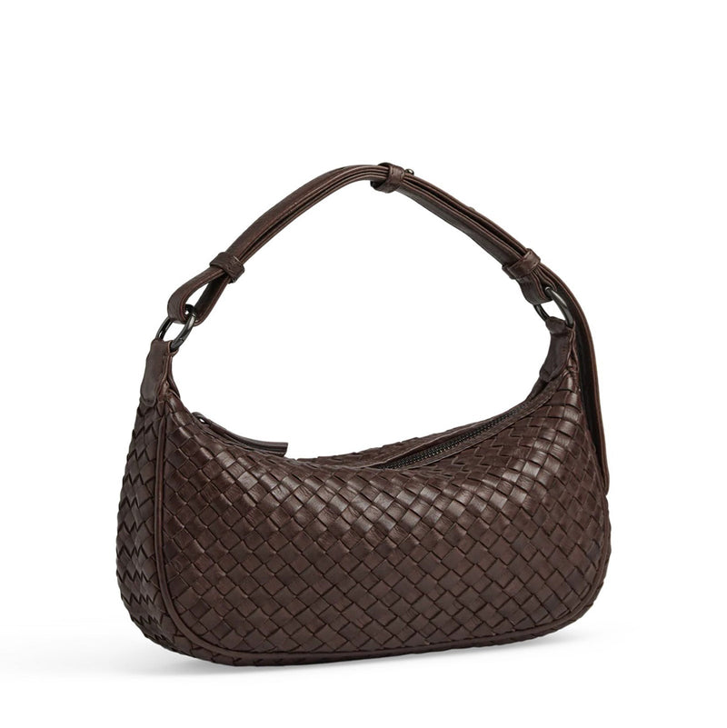 Mini MuseMBG Bag Weave dark brown Markberg Denmark