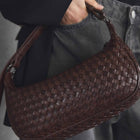 Mini MuseMBG Bag Weave dark brown Markberg Denmark