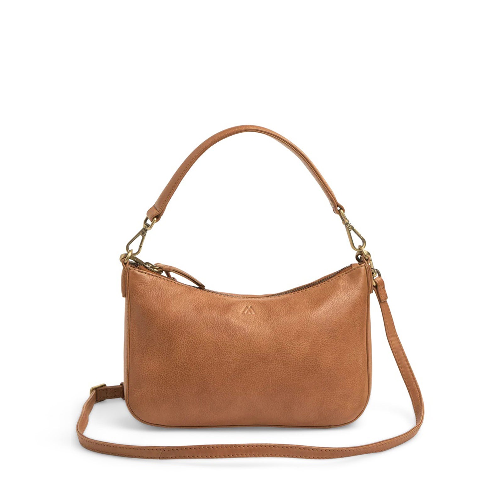 RemonaMBG Crossbody Bag Soft Vintage cognac w/br. gold Markberg Denmark