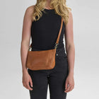 RemonaMBG Crossbody Bag Soft Vintage cognac w/br. gold Markberg Denmark