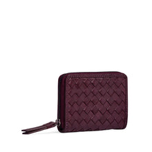 SelmaMBG Wallet Weave burgundy Markberg Denmark