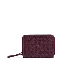 SelmaMBG Wallet Weave burgundy Markberg Denmark