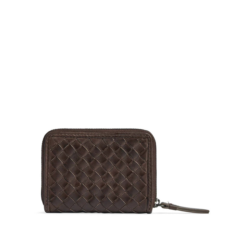 SelmaMBG Wallet Weave dark brown Markberg Denmark