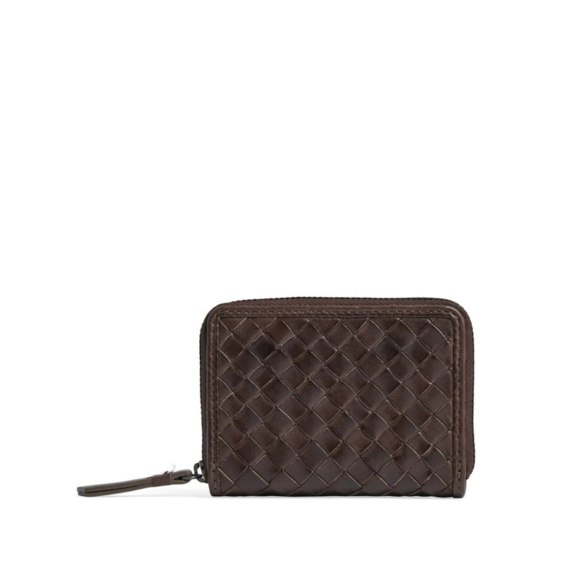 SelmaMBG Wallet Weave dark brown Markberg Denmark