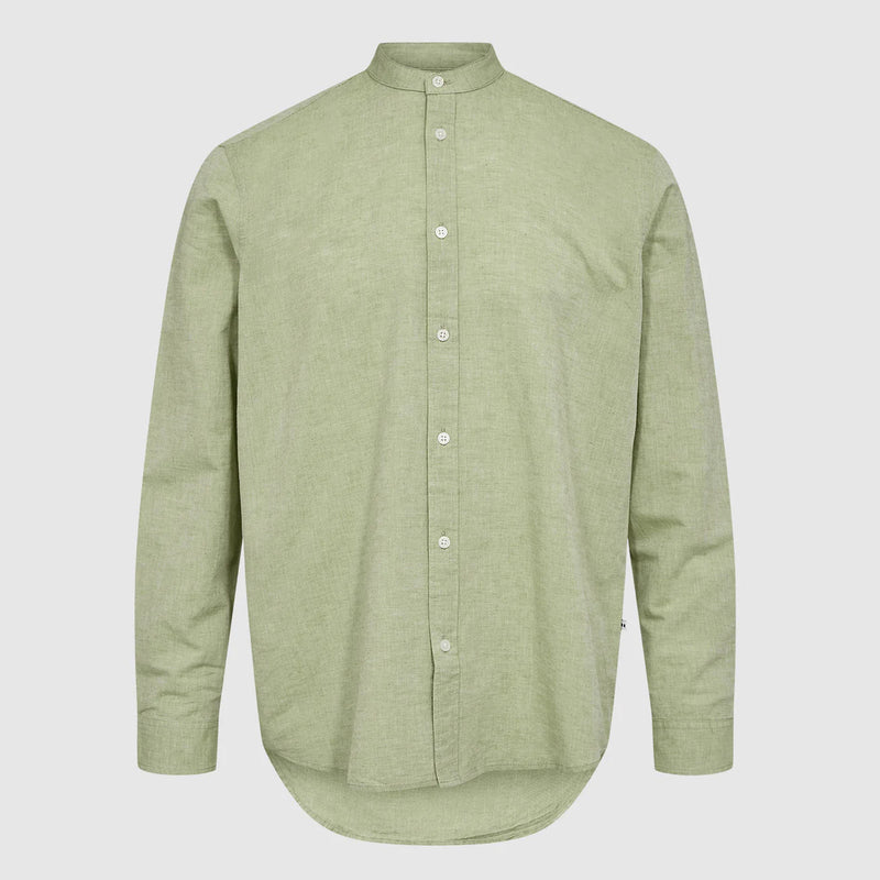 Cole Linen Shirt 9802 epsom melange