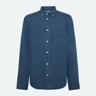 Colt Reg Linen Shirt blue ashes