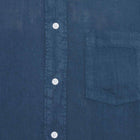 Colt Reg Linen Shirt blue ashes