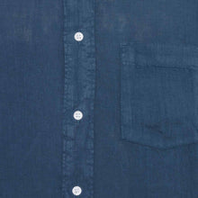 Colt Reg Linen Shirt blue ashes