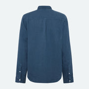 Colt Reg Linen Shirt blue ashes