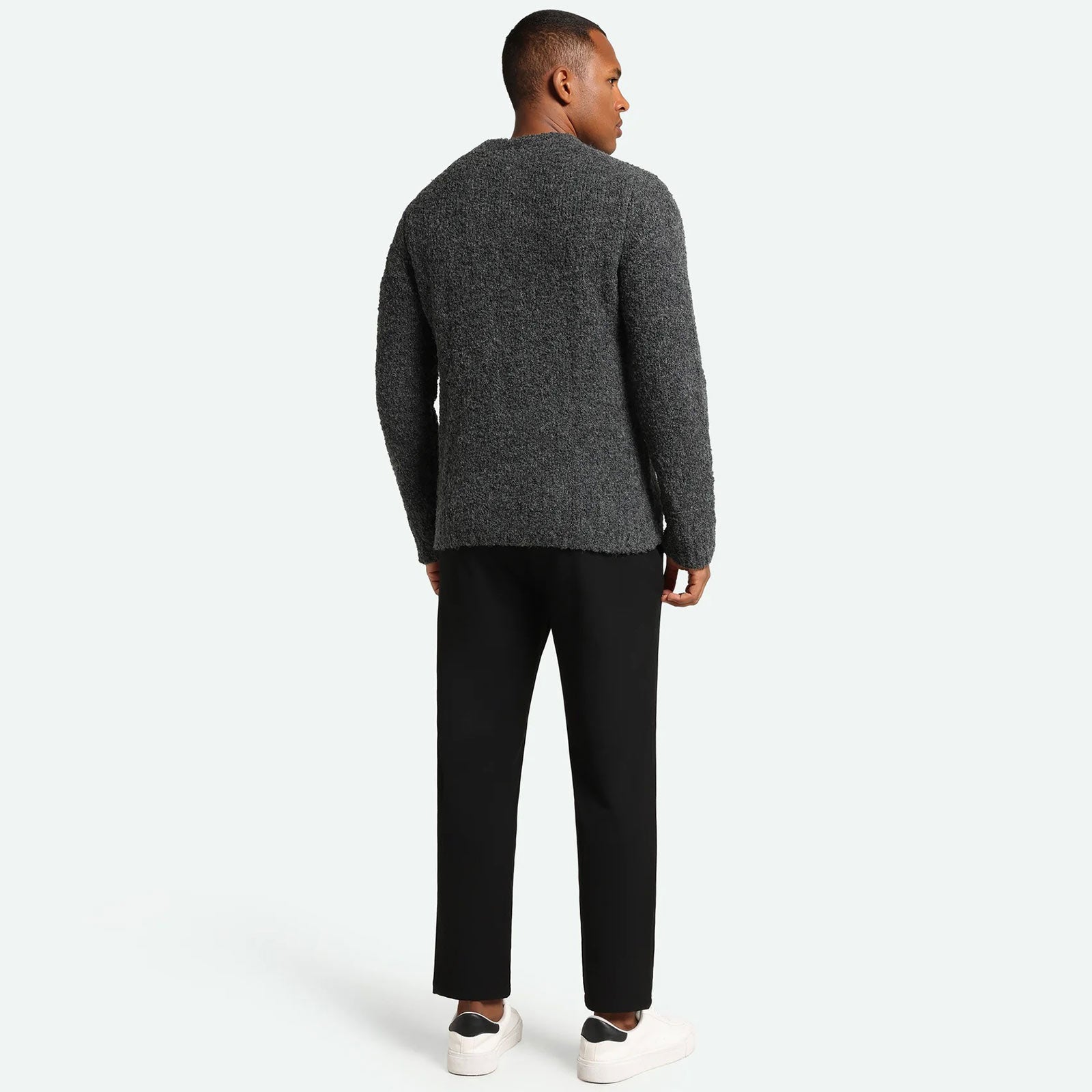 Daxan 3970 Knit Jumper gray pinstripe