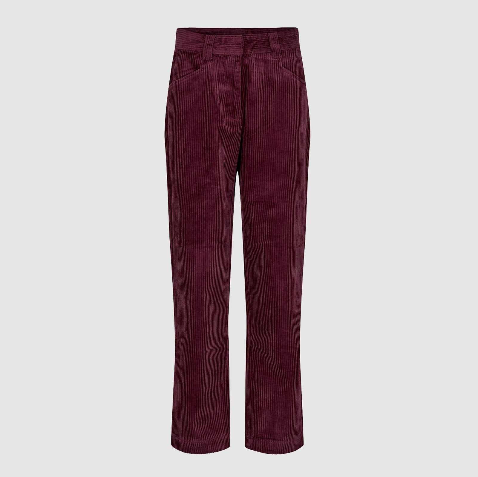 Elila Cord Pants 1617 burgundy